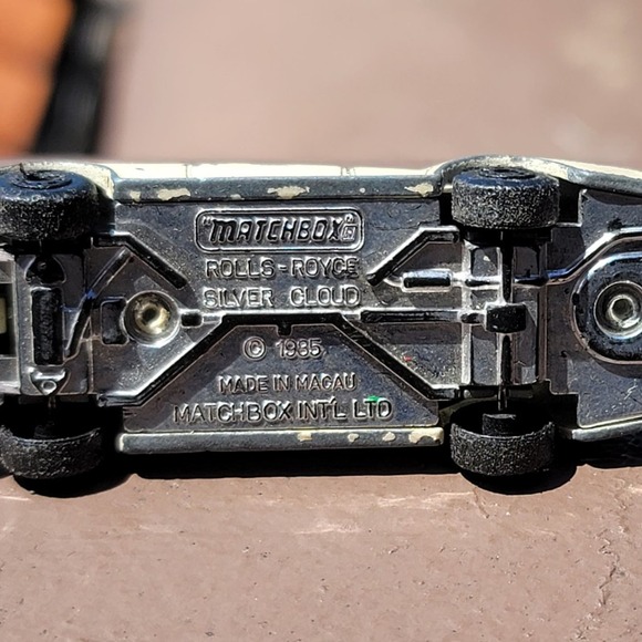 Vtg 1985 Mattel Matchbox Rolls-Royce Silver Cloud Diecast Car - Picture 6 of 7